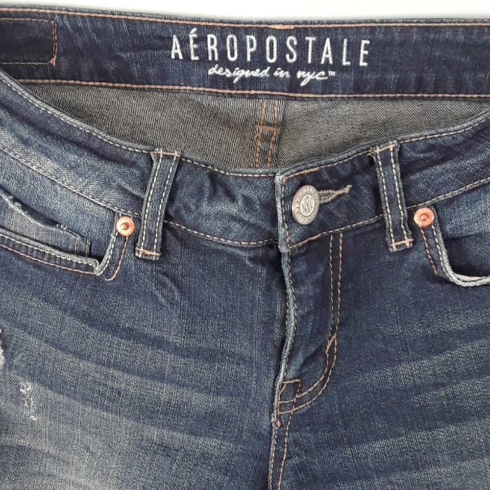 Aeropostale Skinny Jeans Size 2 short - Picture 2 of 7